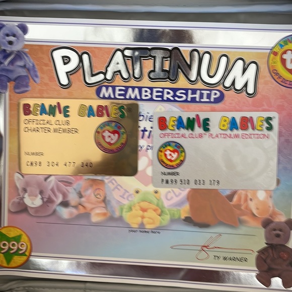 Clubby 2 Ty beanie platinum kit and original Clubby bear. - Picture 6 of 10